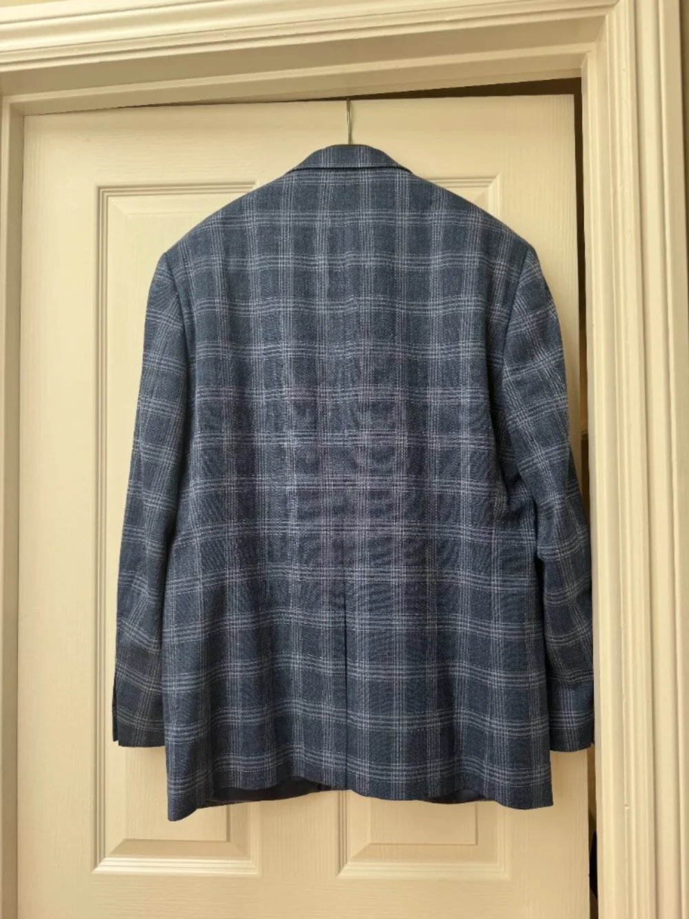 Michael Kors 42R Men’s Blue Plaid Blazer
